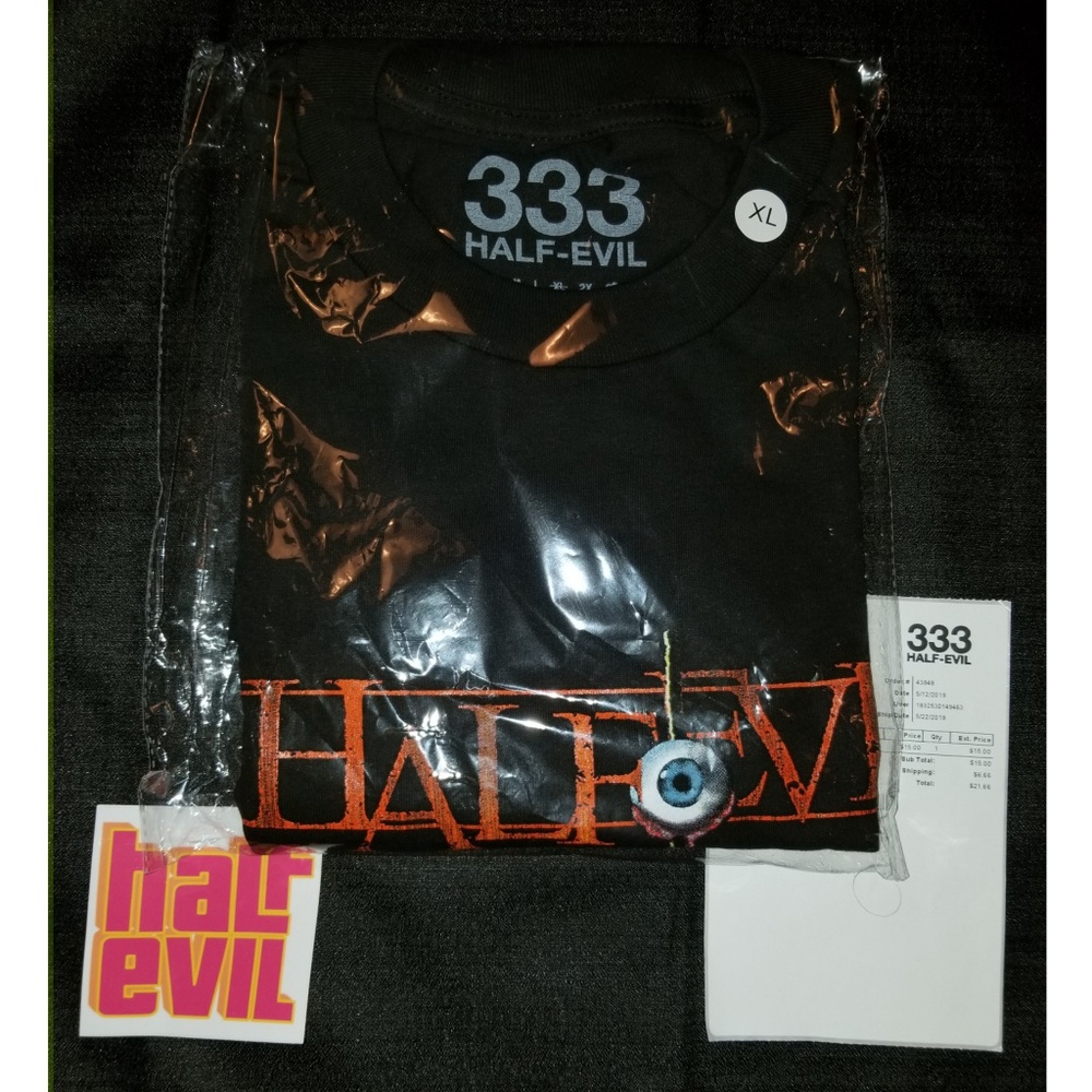 Half Evil " Kinda Soft " Neversoft Tee - XL - (DS)
